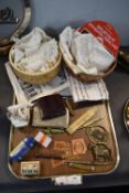 Vintage Collectibles Including Advertising Giveaways and a Bakelite Cigarette Holder