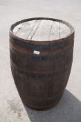 Large Wooden Barrel