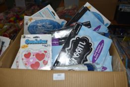 *Quantity of Foil Balloons