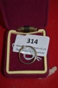 9ct White Gold Ring 2.8g