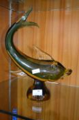 Murano Glass Fish Sculpture