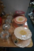 Cake Stands and Preserve Jars