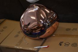 Two iLite Pendant Lamps in Copper Finish 36cm