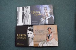 Two Queen Elizabeth Historic Document Books