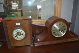 Two Mantel Clocks