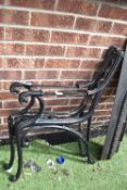 Pair of Cast Iron Bench Ends