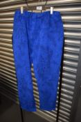 *Royal Blue Animal Print Strech Fit Trousers Size: 10-18