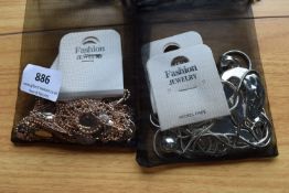 *2x Packs of Costume Jewellery