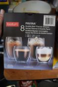 *Pavina Double Wall Insulated Glasses 8pc