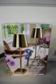 *Mikasa 2pc Touch Control LED Lamp Set
