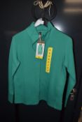 *Mondetta Green Full Zip Long Sleeve Top Size: S
