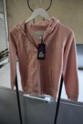 Jack Wills Kid’s Pink Full Zip Hoodie Size: 11-12 years