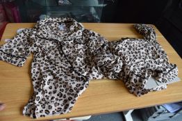 *DKNY Women’s 2pc Animal Print Lounge Set Size: M