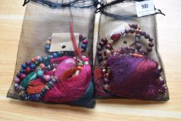 *2x Packs of Costume Jewellery