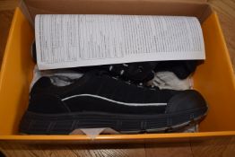 JCB Trekker Black Suede Leather Safety Trainers Size: 11