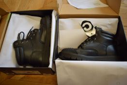 2x Pairs of Contractor 802 SCM Black Safety Footwear Size: 7
