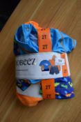 Robeez 3pc Swimwear Set Size: 2T
