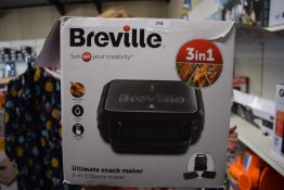 *Breville Ultimate Snack Maker