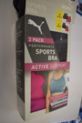 *Puma Performance Sports Bras 2pk Size: S