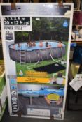 *Platinum Series Pool 6.1x3.6m (20x12ft) x 1.2m deep