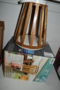 *Evergreen Solar LED Wooden Lantern
