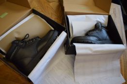 2x Pair of Contractor 802 SM Black Safety Footwear Size: 9