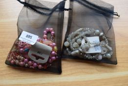 *2x Packs of Costume Jewellery