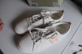 *Ted Baker White Trainers Size: 8 (preworn)