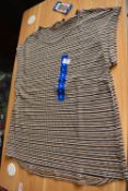 *Ellen Reyes Tan Striped Top Size: L