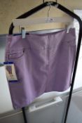 *SC & Co. Lilac Denim Skirt Size: L