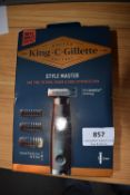 King C Gillette Style Master with Attachments