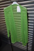 *Green Eyehole Cardigan Size: 10-18