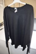 *Jezebel Black Fleece Jumper Size: XL