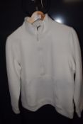 *32 Degrees Heat Cream Half Zip Long Sleeve Top Size: M