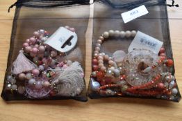 *2x Packs of Costume Jewellery