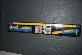 Telescopic Yellow Broom with Handle