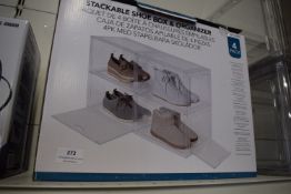 *Stackable Shoe Box and Organiser