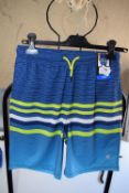 Spyder Boy’s Blue Swim Shorts Size: 11-12 Years