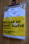 M&S Kid’s Regular Fit White Polo 3pk Size: 8-9 years