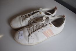 *Ted Baker White Trainers Size: 8 (preworn)
