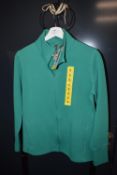 *Mondetta Green Long Sleeve Full Zip Active Top Size: S