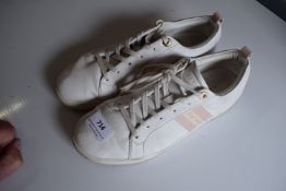*Ted Baker White Trainers Size: 8 (preworn)