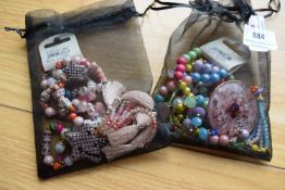 *2x Packs of Costume Jewellery