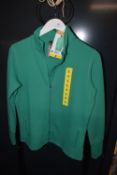*Mondetta Green Long Sleeve Full Zip Top Size: S