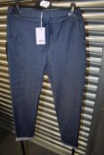 *Straight Leg Denim Elasticated Trousers Size: 10-18