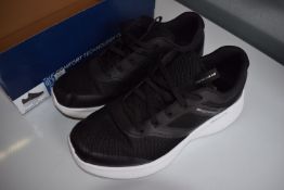 *Skechers Sketch Light Pro Black & White Memory Foam Trainers Size: 8