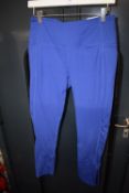 *Mondetta Blue Leggings with Zipper Cuffs Size: M