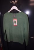 *Matty Women’s Green Knitted Top Size: M