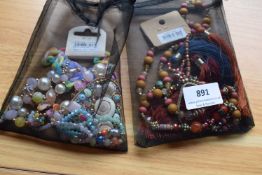 *2x Packs of Costume Jewellery