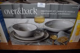 *Over and Back 16pc Dinnerware Set